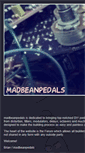 Mobile Screenshot of madbeanpedals.com